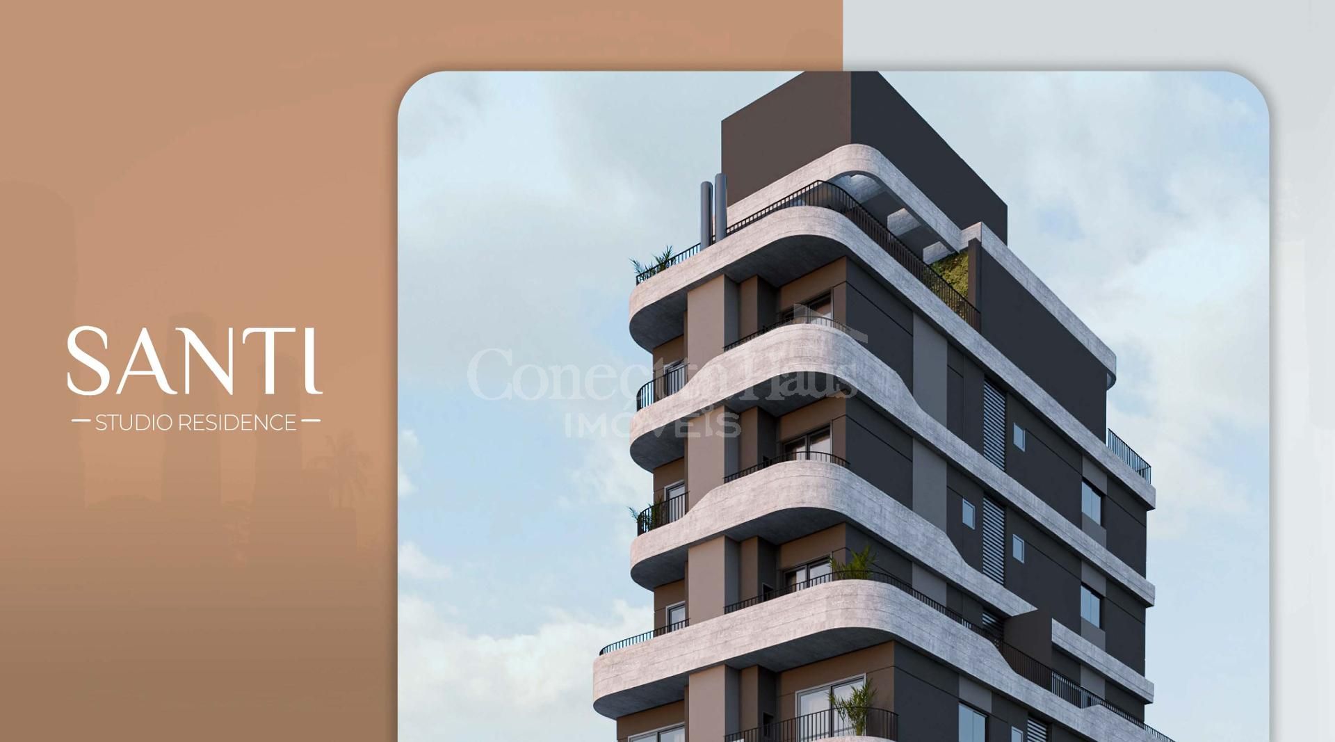 Studio com Sacada no SANTI Mercês  35,95 m  Privativos com Sac...